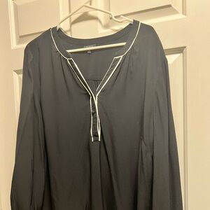 Talbots black blouse